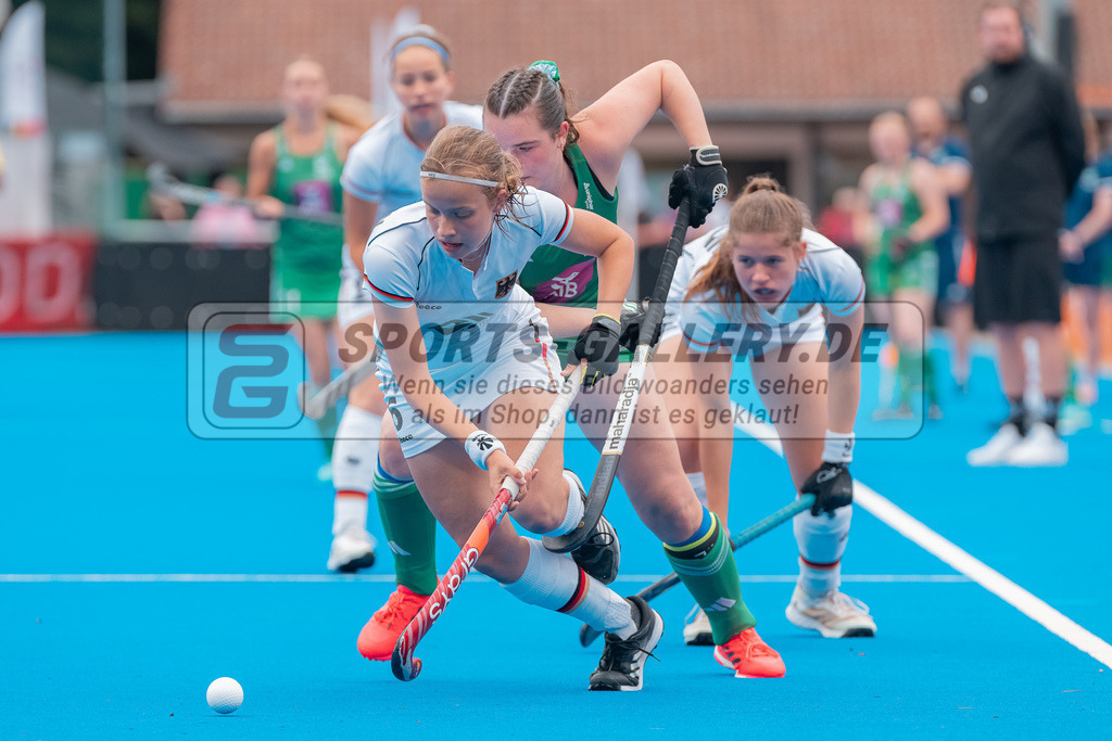 HK_20230713_102155 | Euro Hockey WU18 Germany vs Ireland Championship Girls &amp; Boys am 13.7.2023 CHTC , Krefeld ,