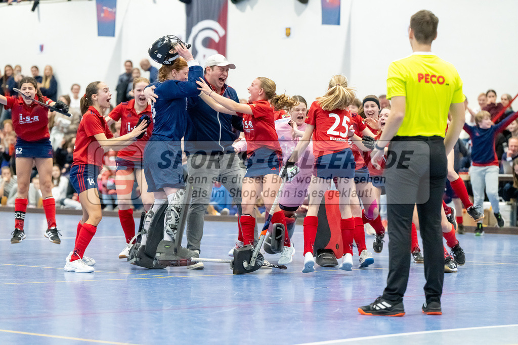 HK_20250223_103290 | Deutsche Meisterschaft wU14 Finale und Ehrungen am 23.2.2025 Düsseldorfer HC, Düsseldorf