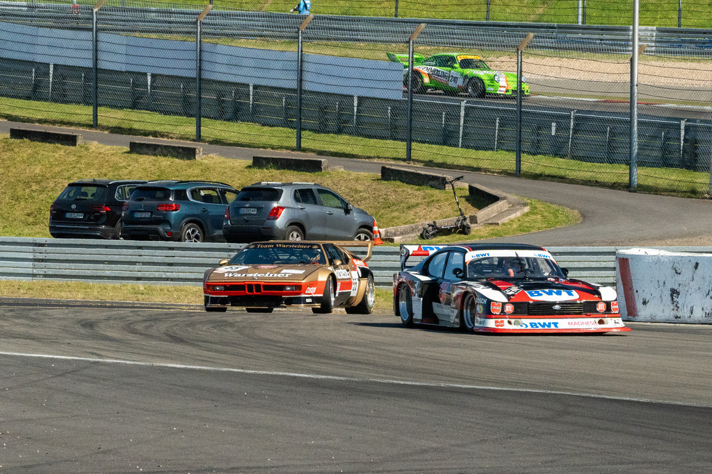Belmont Oldtimer Grand Prix 2024 | 10.08.2024 Belmot Oldtimer Grand Prix 2024, Nürburgring,Deutschland, Bild: Rennen 2 DRM Revival, #54 Peter Mücke und Stefan Mücke im Ford Turbo Capri von Mücke Motorsport Classic aus dem Jahr 1980 - Realisiert mit Pictrs.com