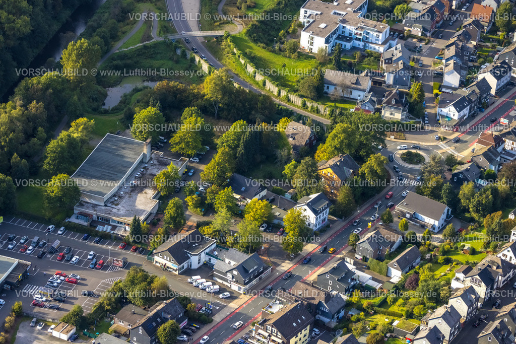 Siegen230913057 | Luftbild, Hallenbad Eiserfeld, Eiserfeld, Siegen, Siegerland, Nordrhein-Westfalen, Deutschland