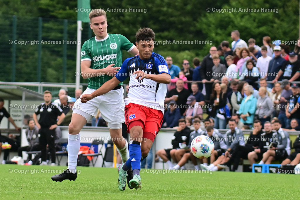 Fußball I Herren I Testspiel  I TSV Elstorf - Hamburger SV I 5.7.2025 | a-hannig - Realisiert mit Pictrs.com