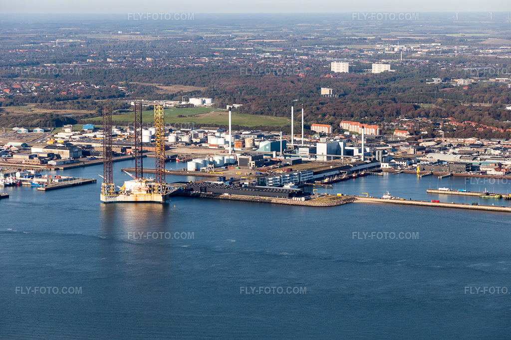 Aerial view: Vitalys I/S in Esbjerg in the state South Denmark, Denmark. – Photo: IMG_118739.jpg taken on 09/21/2019 by Werner Riehm/FLY-FOTO.com – Resolution of the original: 5472 x 3648 px