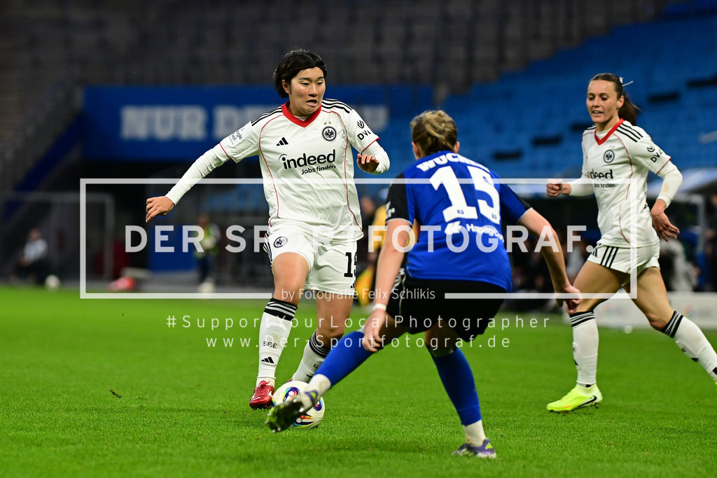 Fußball I Frauen I Saison 2025-2026 I Bundesliga I 8. Spieltag I Hamburger SV - Eintracht Frankfurt I 28349 | Der Sportfotograf. - Realisiert mit Pictrs.com
