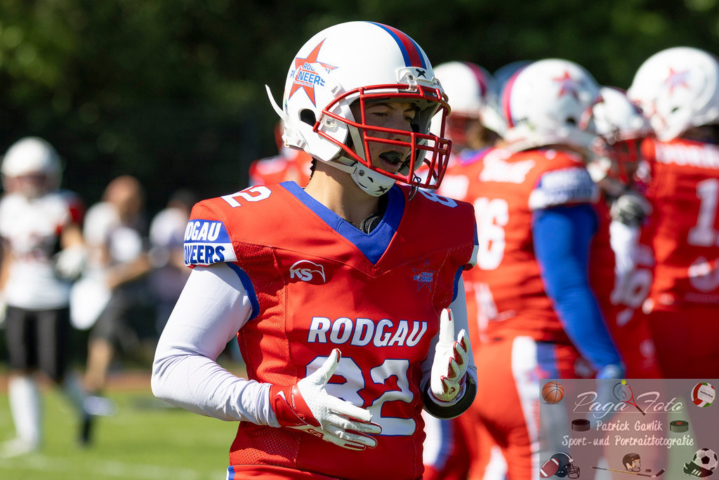 GFLW 1: German Football League Women 1: Rodgau Pioneers Ladies - Stuttgart Scorpions Sisters, 07.06.2026 | Julia Keller (Rodgau Pioneers Ladies #82), Rodgau Pioneers Ladies - Stuttgart Scorpions Sisters, Rodgau, Maingau-Energie-Stadion "Am Weichsee", 7.6.2026 - Realisiert mit Pictrs.com