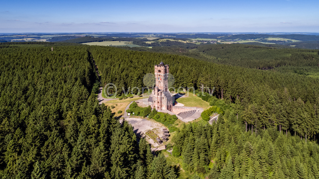 Der Altvaterturm bei Lehesten | Luftbilder, Drohnenbilder, Oberfranken, Bayern, Kronach, Lichtenfels, Kulmbach, Thüringen, Frankenwald, Thüringerwald - Realisiert mit Pictrs.com