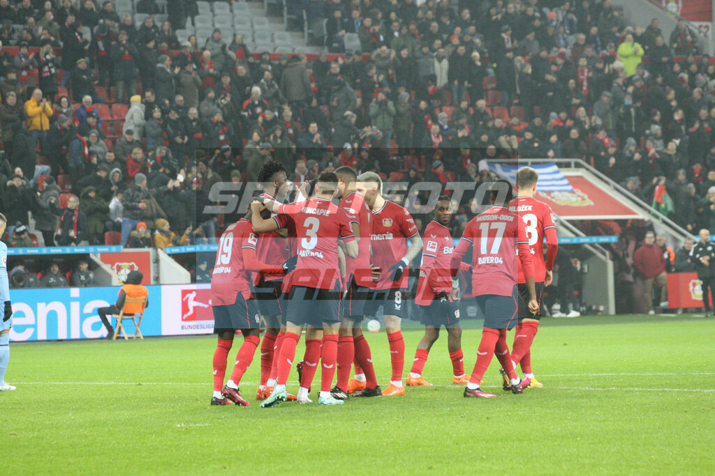 Bayer 04 Leverkusen - VFL Bochum 1848 | Torjubel Leverkusen - © Sportfoto-Sale (MK - Realisiert mit Pictrs.com