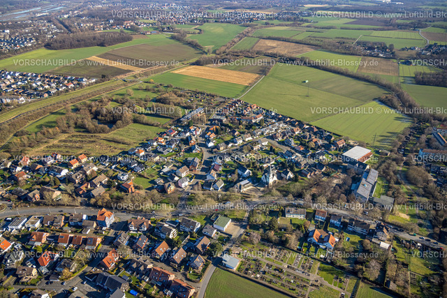 Luenen230203813 | Luftbild, Ortsansicht Horstmar, Horstmar, Lünen, Ruhrgebiet, Nordrhein-Westfalen, Deutschland