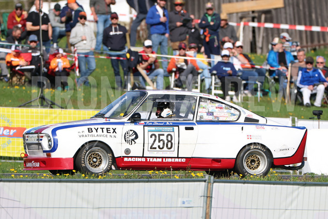FIA Historic Hill Climb Championship – Rechberg 2026    | Historic race car in action during the FIA Historic Hill Climb Championship at Rechberg, held from 24 to 26 April 2026 near Tulwitz, Styria, Austria. The image shows Petr STRNAD (CZE) Skoda 130 RS.     