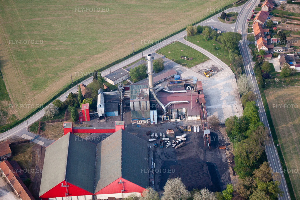Vue aérienne: Vue de la ville à Boiry-Sainte-Rictrude dans le département Pas de Calais, France. Photo: IMG_40085.jpg prise le 17/04/2011 par Werner Riehm/FLY-FOTO.eu – Résolution de l'original: 4752 x 3168 px