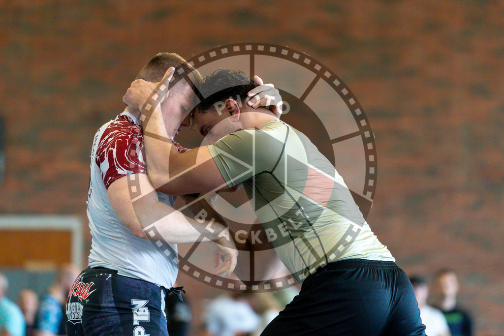 20240608PBB00953 | Fighters compete during the ILLCS VII summer edition luta livre competition in Hannover, Germany, on June 8, 2024.