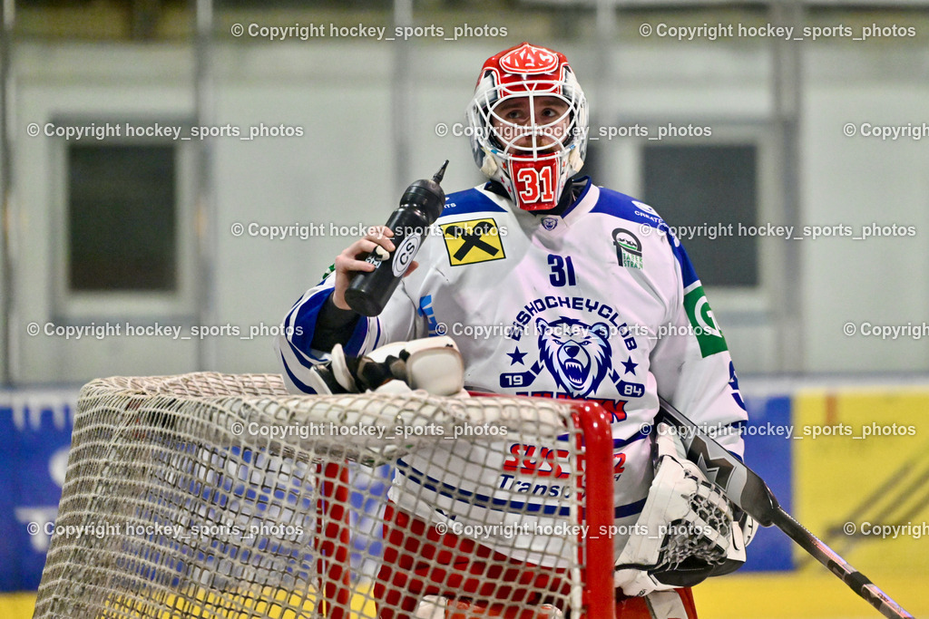 ESC SPARKASSE STEINDORF vs. UECR Huben  | #31 Sicher Michael UECR EISBÄREN HUBEN, ESC SPARKASSE STEINDORF vs. UECR Huben , ESC SPARKASSE STEINDORF vs. UECR Huben  am 06.02.2026 in Steindorf (Ossiachersee Halle), Austria, (Photo by Bernd Stefan)