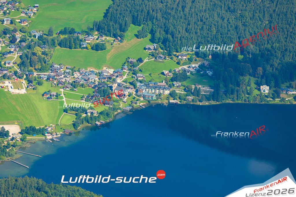 Luftaufnahme von Altaussee - Die Luftaufnahme wurde 2025 vom UL-Flugzeug heraus erstellt ( keine Drohne ) - Hochauflösende Luftaufnahme - für professionelle Ausdrucke geeignet. Die Geschenkidee !Mit Lizenz und Bildrechte bestellbar