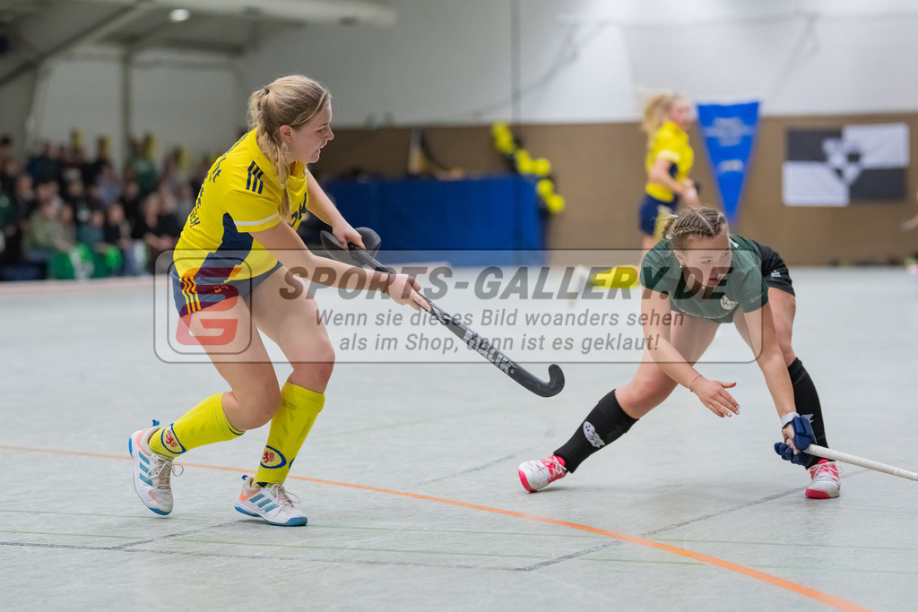 HK_20230225_104447 | Deutsche Meisterschaft WU16 Eintr. Braunschweig - 1. Hanauer THC am 25.2.2023 DSC 99, Düsseldorf ,