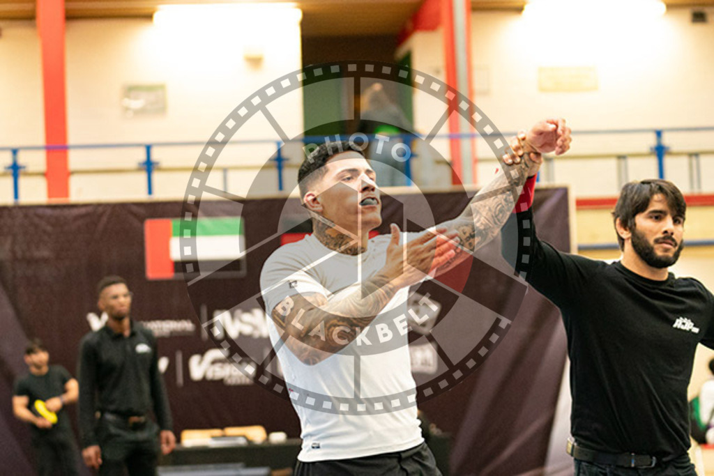 20230826PBB55011 | Fighters compete during the AJP INTLPRO BJJ and grappling competition in Hamburg, Germany, on August 26 2023.