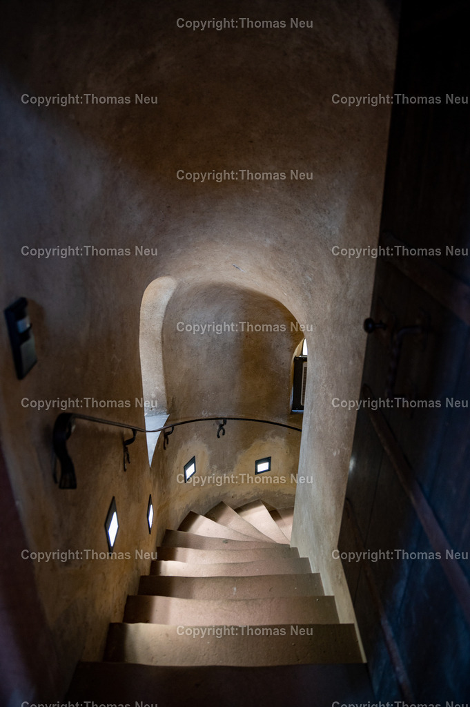 DSC_7422 | Lorsch, UNESCO Weltkulturerbe Kloster Lorsch, Blick in das Treppenhaus der karolingischen Torhalle, auch Königshalle genannt,   , Bild: Thomas Neu
