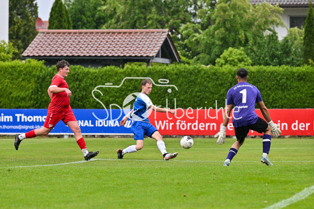 BC Aichach II - SV Hörzhausen | Torschuss Aichach 8