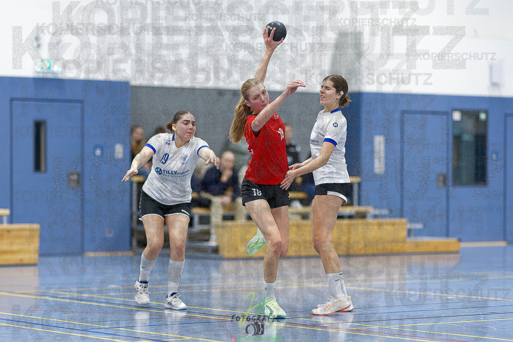 Frauen 2. Bezirksklasse; SG Rechtenbach - HSG Linden II | Frauen 2. Bezirksklasse; SG Rechtenbach - HSG Linden II am 16.11.2025 in Rechtenbach (Sporthalle Rechtenbach)Photo © 2025 - Jörg Heinrich - Realisiert mit Pictrs.com