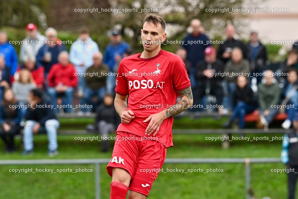 SVG Bleiburg vs. SAK 23.9.2023 | #4 Marko Gajic SAK, SVG Bleiburg vs. SAK 23.9.2023, SVG Bleiburg vs. SAK am 23.09.2023 in Bleiburg (Karl Kornberger Stadion), Austria, (Photo by Bernd Stefan)