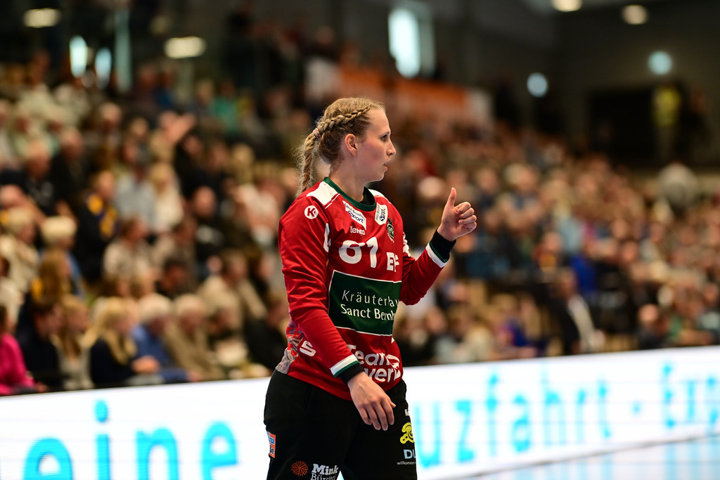 Handball I Frauen I Saison 2025-2026 I 1. HBF I 4. Spieltag I Buxtehuder SV - FRISCH AUF Göppingen | Celina Meißner (61, FRISCH AUF Göppingen) - Realisiert mit Pictrs.com