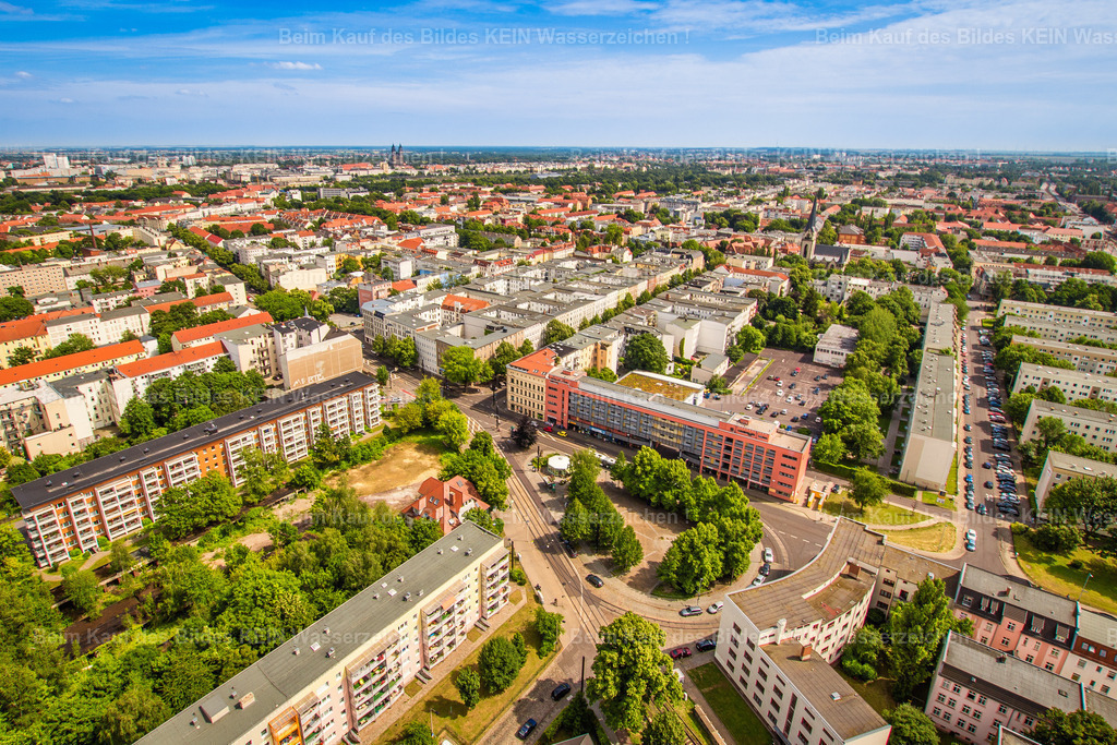 Magdeburg Stadtfeld Ost Olvenstedter Platz-9959 | Die Magdeburger Platte® - das sind die schönsten Luftbilder von Magdeburg & Sachsen-Anhalt auf Acryl, Leinwand oder zum Download. Das ist Luftbildfotografie & Luftbildaufnahmen mit Drohne & Flugzeug.  - Realisiert mit Pictrs.com