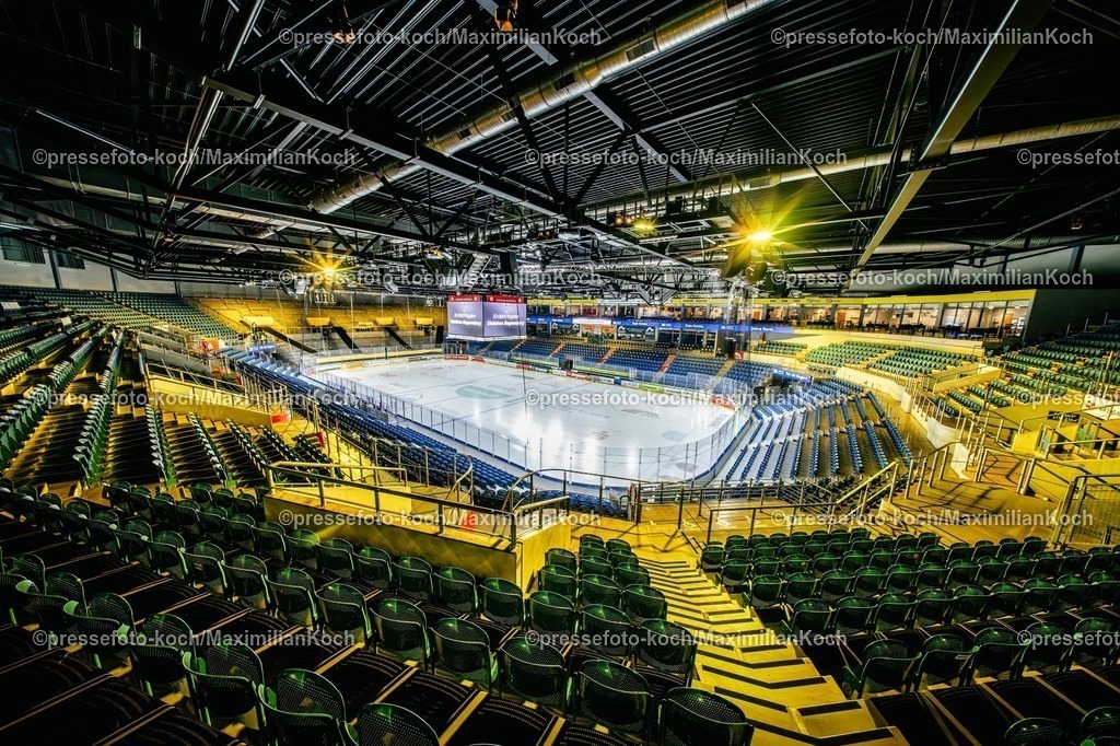 xkkux02042601001 | 02.04.2026, xkkux, Eishockey, DEL2, Herren, Saison 2025 / 2026, Krefeld Pinguine - EV Regensburg, YAYLA Arena: Innenansicht Spielstätte Übersicht Übersichtsbild Eishockeyhalle EIshockeyarena Stadion Sitzplätze 
