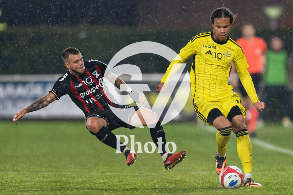 dieci Challenge League - FC Stade Nyonnais v Neuchatel Xamax FCS |  during the dieci Challenge League match between FC Stade Nyonnais and Neuchatel Xamax FCS at Centre sportif de Colovray in Nyon, Switzerland