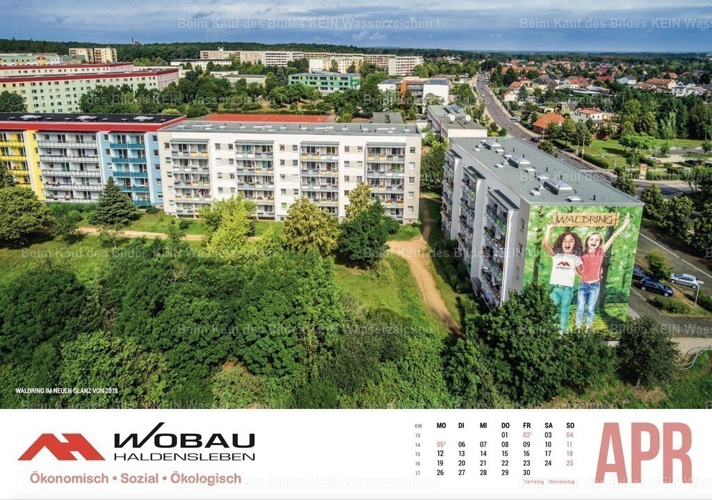 Luftbild Kalender Magdeburg Sachsen Anhalt Haldensleben | Beispiele Firmenkalender individuell mit eigenem Logo - Realisiert mit Pictrs.com