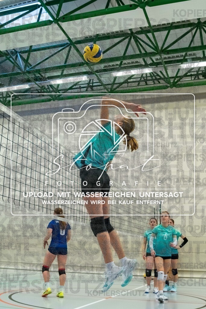 TVJ-1168 | Volleyball Doppelspieltag der 2. Damenmannschaft des TV Jahn Walsrode in der Bezirksklasse 4 Bremen/Lüneburg gegen SG Örtzetal II &amp; SVG Lüneburg VII  in der Sporthalle Gymnasium Walsrode, Walsrode (Simon Paul Stopat) - Realisiert mit Pictrs.com