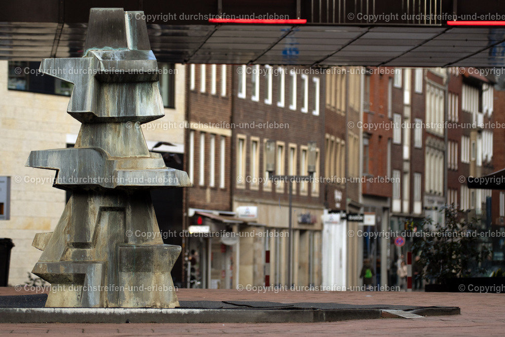 Brunnen, Aegidiimarkt, Münster | Brunnen, Aegidiimarkt, Münster - Realisiert mit Pictrs.com