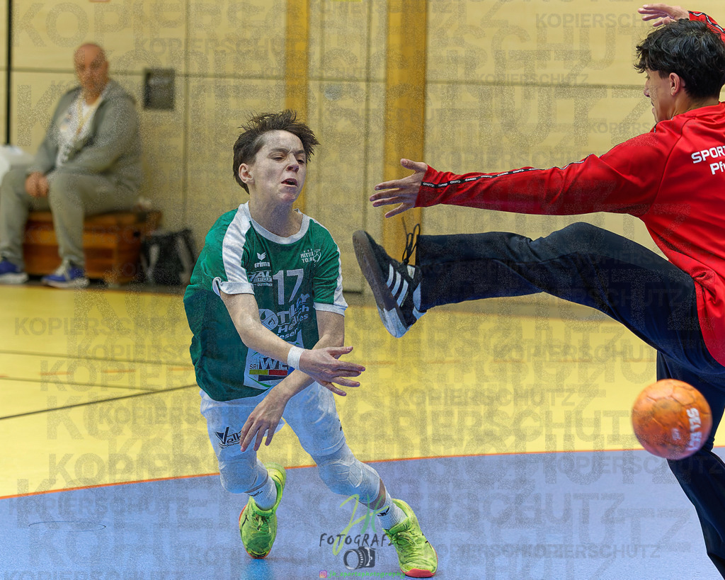 mJC-Regionalliga, Halbfinale Hessenmeisterschaft; HSG Dutenhofen/Münchholzhausen - TSV Pfungstadt | mJC-Regionalliga, Halbfinale Hessenmeisterschaft; HSG Dutenhofen/Münchholzhausen - TSV Pfungstadt am 15.03.2025 in Münchholzhausen (Sporthalle Münchholzhausen)Photo © 2025 - Jörg Heinrich - Realisiert mit Pictrs.com