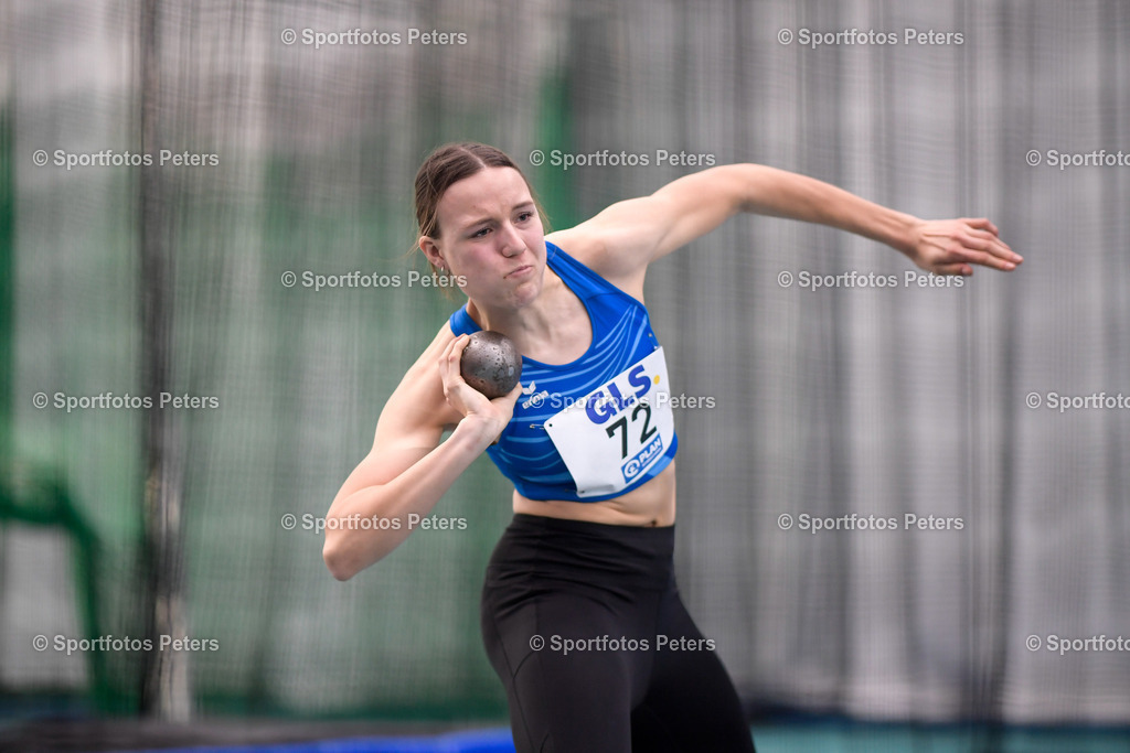 _KP12552_1 | 09.02.2025, xkaix, Leichtathletik 20. Deutsche Meisterschaften, Mehrkampf Halle v.l. Lena Grollmuß (LG Oberelbe) - Realisiert mit Pictrs.com