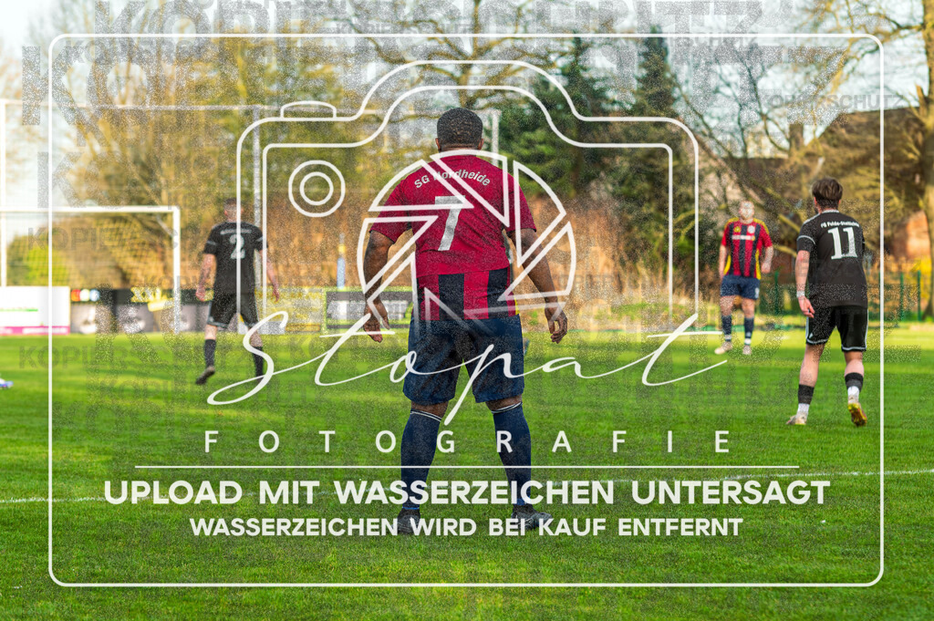 FGFSSGN-1014 | Ramos Mwamuye (SG Nordheide 3 #07) beim Herren 3. Kreisklasse HK Spiel zwischen FG Fulde-Stellichte II und SG Nordheide III im Fulder Zentralstadion, Fulde (Simon Paul Stopat) - Realisiert mit Pictrs.com