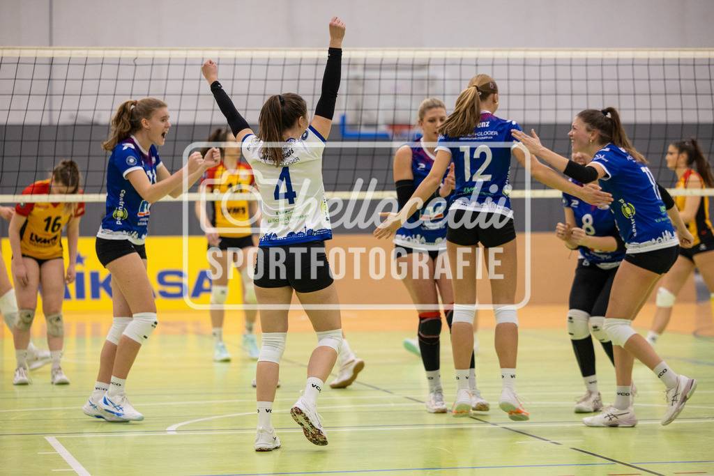 Volleyball I Frauen I Saison 2025-2026 I 2. Bundesliga Nord I 15. Spieltag I VCO Münster - VC Osnabrück I 25.01.2026-073 | Lea Koopmann (13, VC Osnabrück) Julia Bartholomaeus (4, VC Osnabrück) Lisa Lammers (3, VC Osnabrück) Lotta Lorenz (12, VC Osnabrück) Maya Sendner (8, VC Osnabrück) Lisanne Masselink (11, VC Osnabrück) - Realisiert mit Pictrs.com