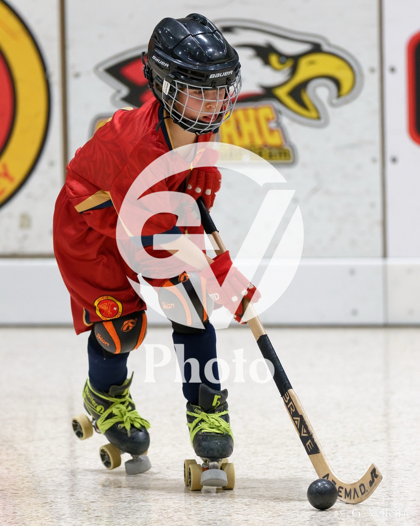 U13  - Geneve RHC v HC Munsingen W  |  during the U13  match between Geneve RHC and HC Munsingen W  at Centre sportif de la queue d'arve in Geneve, Switzerland