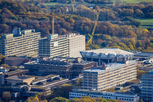 Bochum221100568 | Luftbild, RUB Ruhr-Universität Bochum, Querenburg, Bochum, Ruhrgebiet, Nordrhein-Westfalen, Deutschland