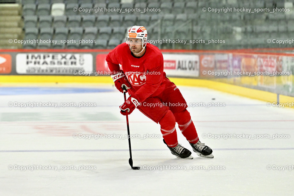 EC KAC Trainingsstart | Jordan Murray, EC KAC Neuzugang, EC KAC Trainingsstart, EC KAC Trainingsstart am 06.08.2025 in Klagenfurt (Heidi Horten Eishalle ), Austria, (Photo by Bernd Stefan)