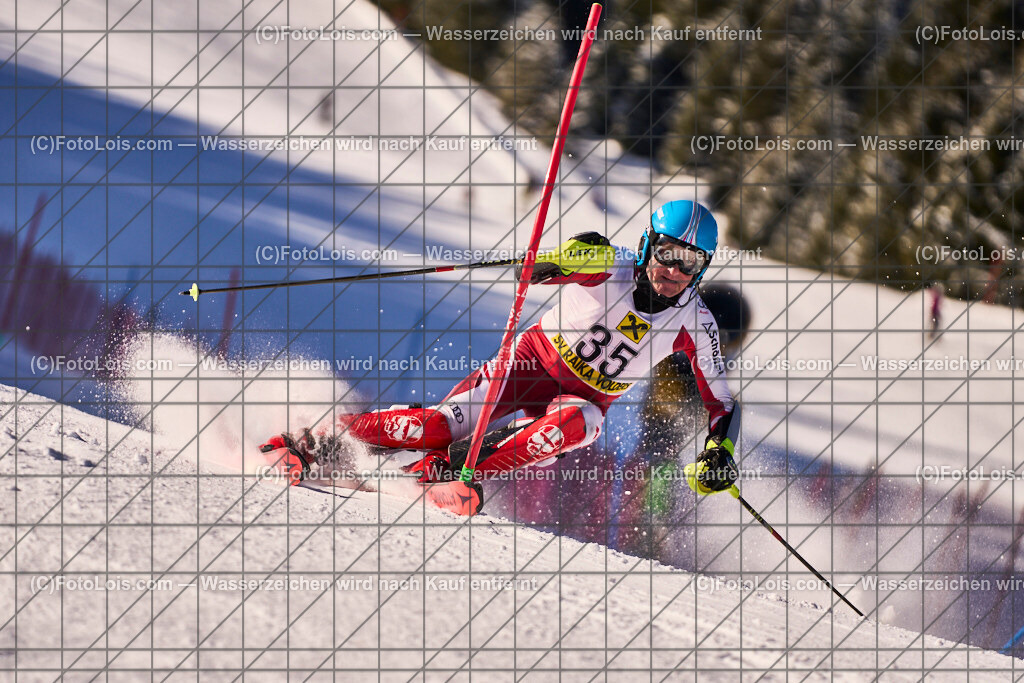 ALP5903_MASTERS-OeM-SL_Glungezer_Guggenbichler Juergen | Alpine Österreichische Mastersmeisterschaften auf dem Glungezer. Tiroler Skiverband, SC Volders, SLALOM, So 2. März 2025.