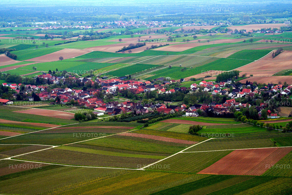 Luftbild: Ortschaft von Norden in Dierbach im Bundesland Rheinland-Pfalz in Deutschland. Foto: IMG_1760.jpg vom 01.05.2006 durch Werner Riehm/FLY-FOTO.de