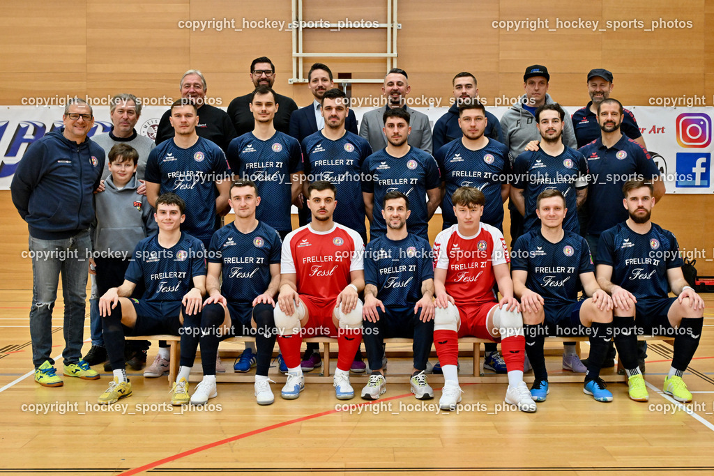 LPSV-Kärnten vs. FUTSAL versli.at Klagenfurt | Mannschaftsfoto LPSV Kärnten, LPSV-Kärnten vs. FUTSAL versli.at Klagenfurt, LPSV-Kärnten vs. FUTSAL versli.at Klagenfurt am 01.02.2026 in Villach (Ballspielhalle St. Martin), Austria, (Photo by Bernd Stefan)