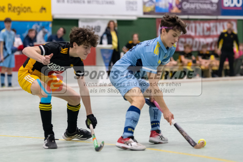 SFE_20230305_0039 | Deutsche Meisterschaft Männliche U16 Halle 2023 am 05.03.2023 in Köln (KTHC Stadion Rot-Weiss Köln Tennis and Hockey Club), Photo: Stephan Fehrmann 2022 (Sports-Gallery)