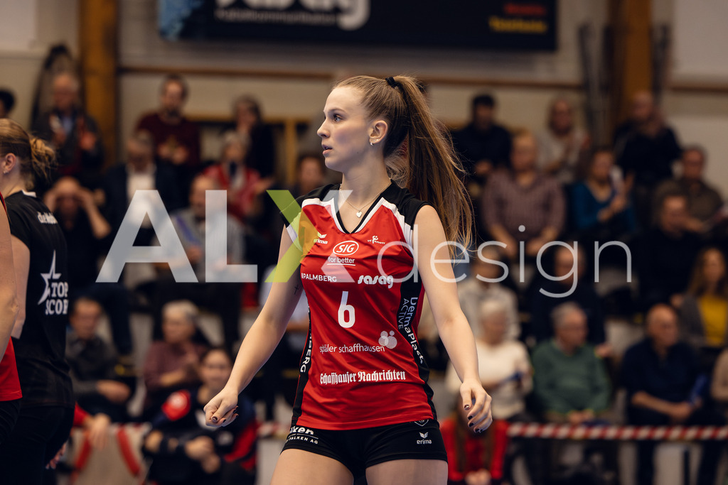 Volleyball I Frauen I Saison 2025-2026 I Volleyball NLA | Women I Round 14 I VC Kanti Schaffhausen - NLZ Volleyball Academy Zürich I 16.01.2026 | VC Kanti Schaffhausen - 6 Nina Cavka (CH) – Aussen - Realisiert mit Pictrs.com