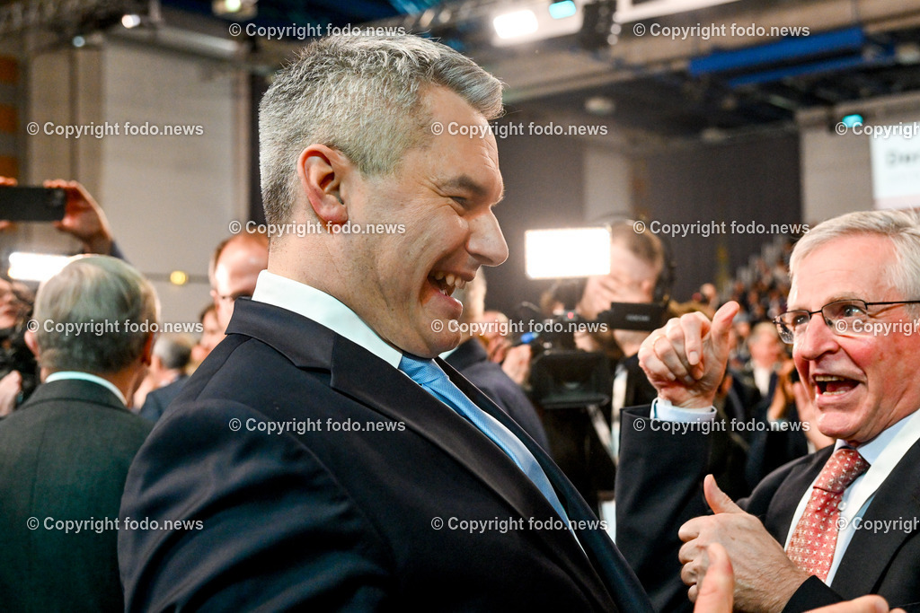Der Oesterreichplan_ OeVP_ Wels_ 26.01.2024-6 | 26.01.2024, Wels, AUT, ÖVP, Der Österreichplan, im Bild BK Karl Nehammer (VP, Bundeskanzler)