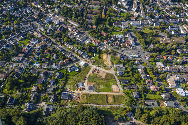 Hagen230902948 | Luftbild, Baustelle und Neubau der Wohnsiedlung Auf der Gehre, Gehrstraße, Emst, Hagen, Ruhrgebiet, Nordrhein-Westfalen, Deutschland