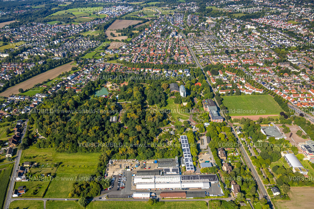 Hamm240805103 | Luftbild,  Maximilianpark Freizeitpark Maxipark, Uentrop, Hamm, Ruhrgebiet, Nordrhein-Westfalen, Deutschland