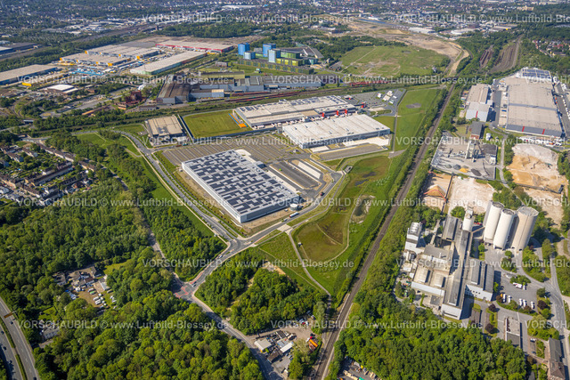 Dortmund230503827 | Luftbild, DSW 21 Dortmunder Stadtwerke, Gewerbegebiet Westfalenhütte, DORLOG Dortmund Logistik, Walzwerkstraße, ehem. Sintergelände, Borsigplatz, Dortmund, Ruhrgebiet, Nordrhein-Westfalen, Deutschland
