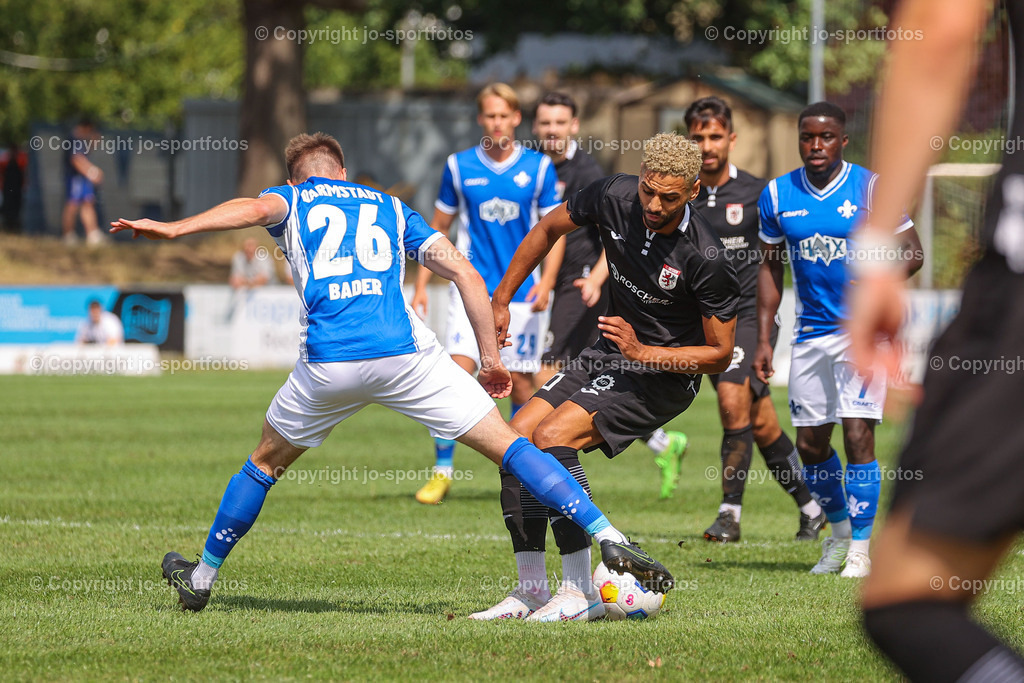 Giessen_Darmstadt (106) | 16.07.2023; Testspiel; Waldstadion Gießen; FC Gießen - SV Darmstadt 98; Ergebnis: 2:0 (0:0)