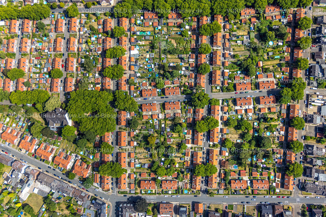 Oberhausen220800739 | Luftbild, Siedlung Stemmersberg, ehemalige Bergarbeitersiedlung, Eisenheim, Oberhausen, Ruhrgebiet, Nordrhein-Westfalen, Deutschland