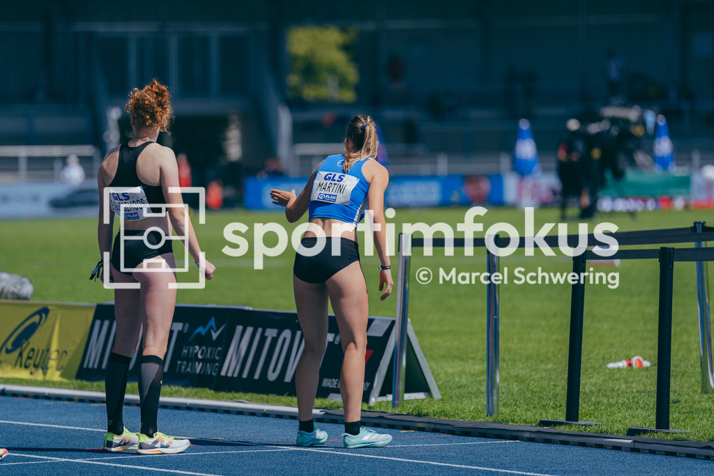 Deutsche Meisterschaften der Frauen und Männer 2026 | Imke Martini, Sportclub Krefeld 1905, U20 4x400-Meter-Staffel, Deutsche Meisterschaften der Frauen und Männer 2026, Lohrheidestadion Bochum-Wattenscheid, 25.07.2026. Foto: Marcel Schwering / sportimfokus - Realisiert mit Pictrs.com