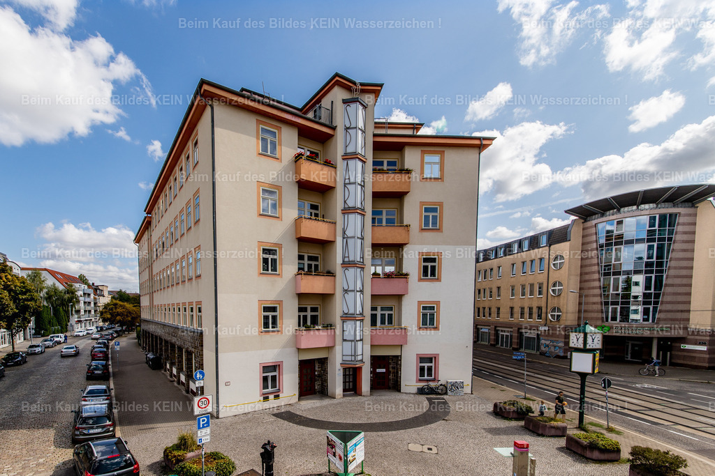 24_Magdeburg Sehenswürdigkeiten-0667 | Sehenswürdigkeiten der Magdeburger Moderne: Wohn- und Geschäftshaus, ehemalige Sparkassenfilie in Große diesdorfer Straße 47, Architekt Göderitz - Realisiert mit Pictrs.com