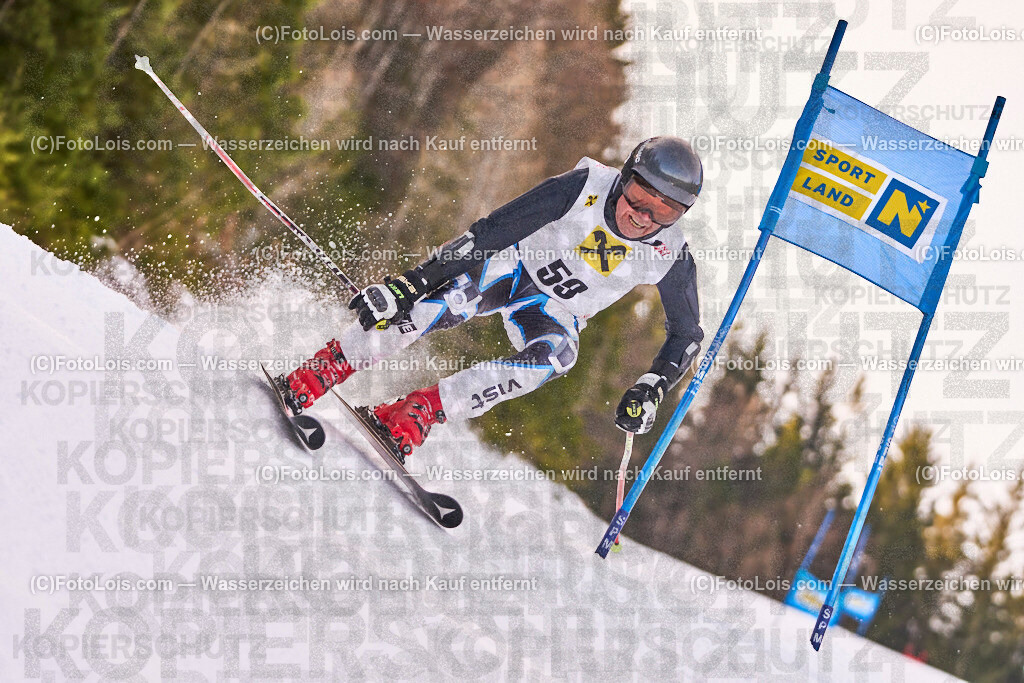 ALP0899_MastersCup-RTL-II_LKHF_Dobetsberger Johann | NÖ Raiffeisen MastersCup, Jugend - Damen - Herren, Riesentorlauf-Rennen 2 auf der Fuchswaldpiste in Lackenhof am Ötscher, durchführender Verein: Schiklub Lackenhof, So 9. Februar 2025.